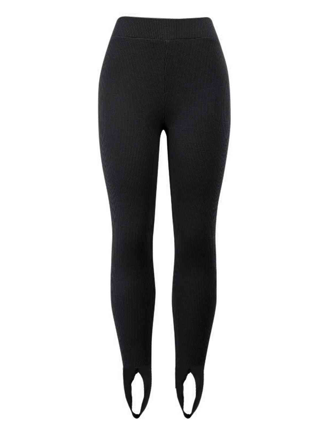 Taytum Ribbed Mid Waist Leggings