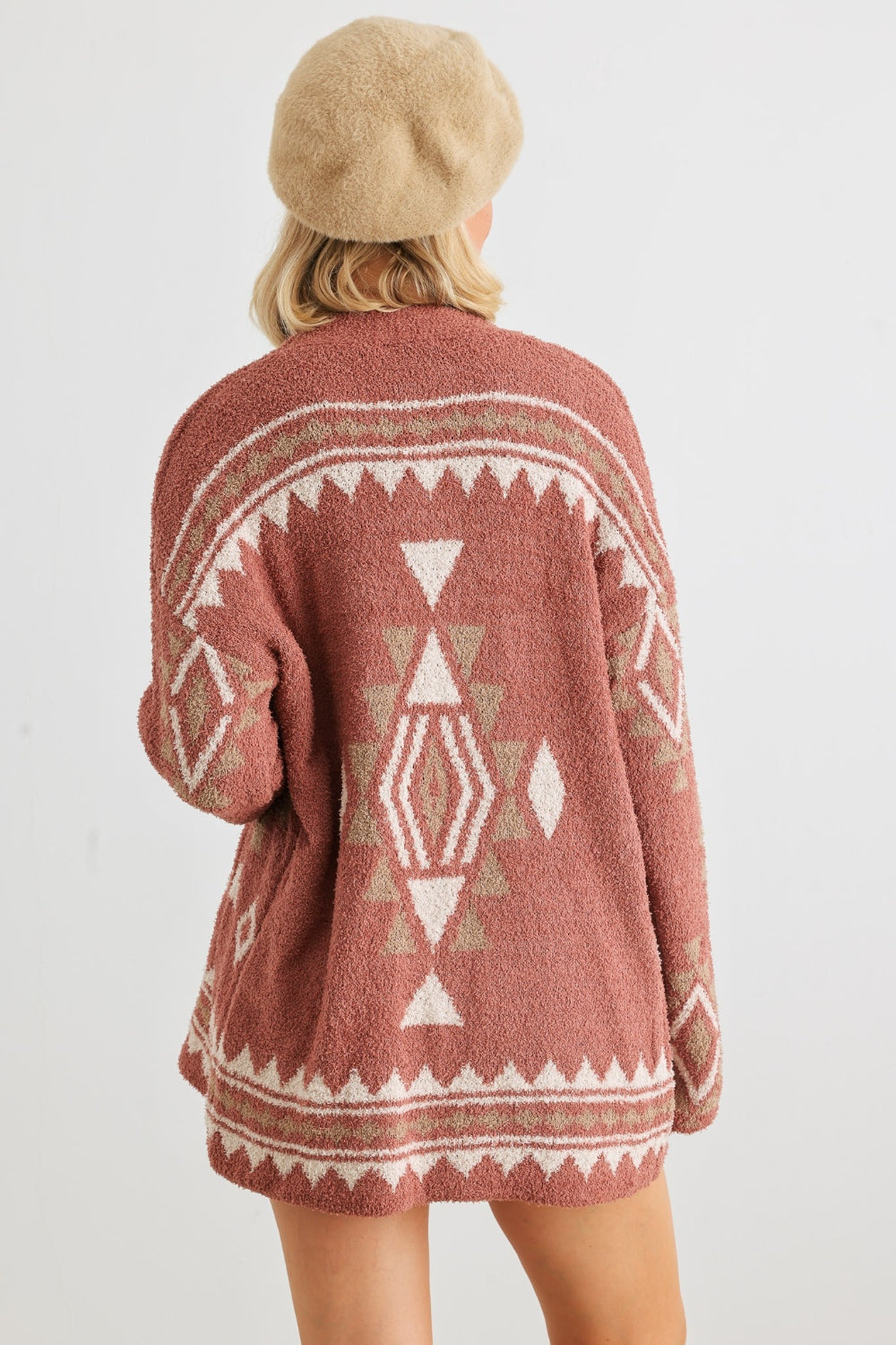 Wild as a Tumble Weed Open Front Long Sleeve Cardigan