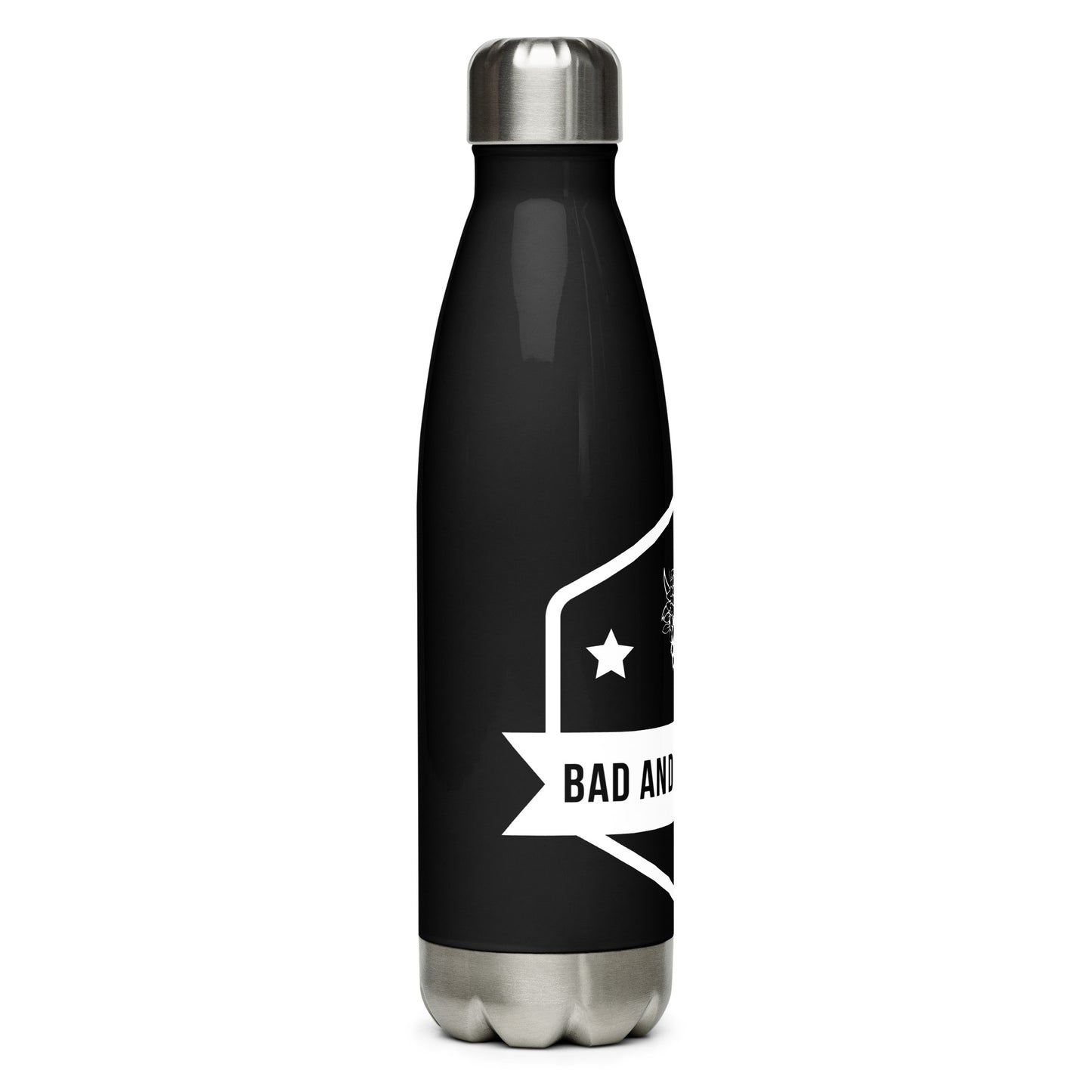 Bad and Moozy Stainless steel water bottle