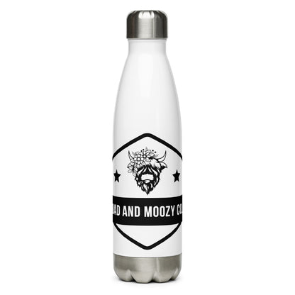 Bad and Moozy Stainless steel water bottle