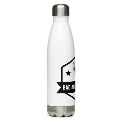 Bad and Moozy Stainless steel water bottle