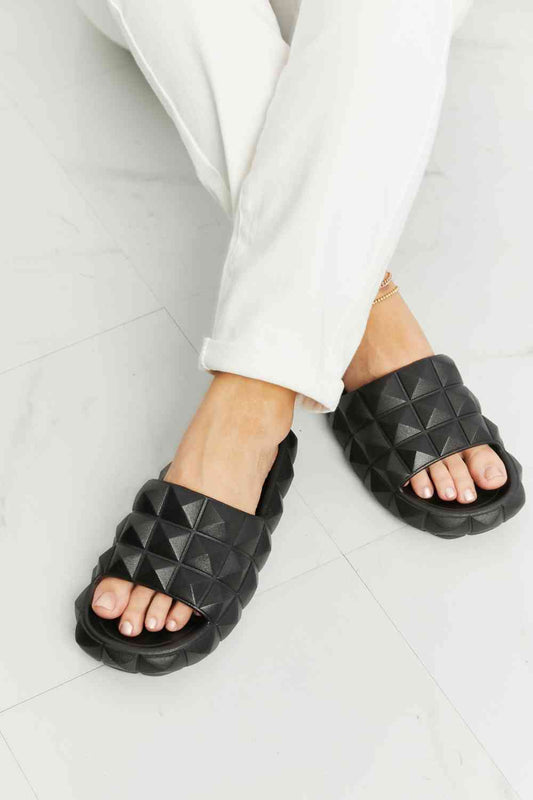 Hannah 3D Stud Slide Sandal