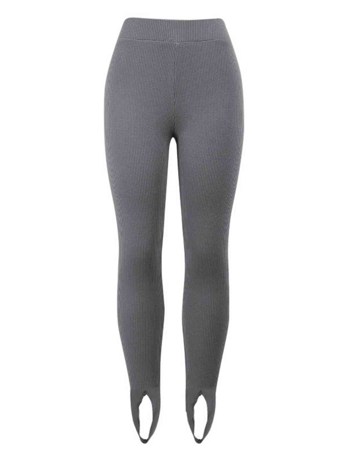 Taytum Ribbed Mid Waist Leggings