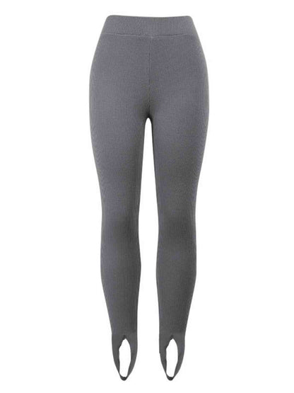 Taytum Ribbed Mid Waist Leggings