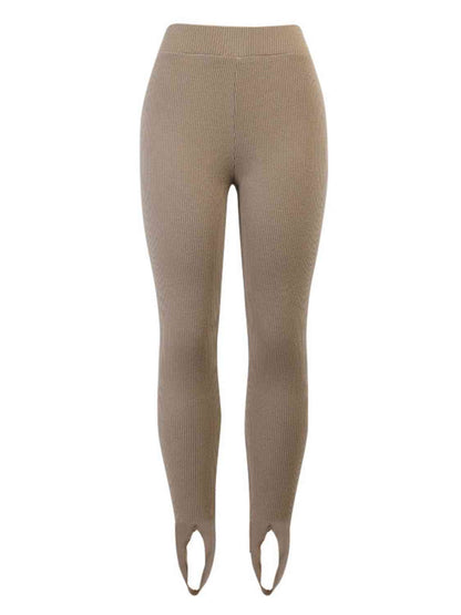 Taytum Ribbed Mid Waist Leggings