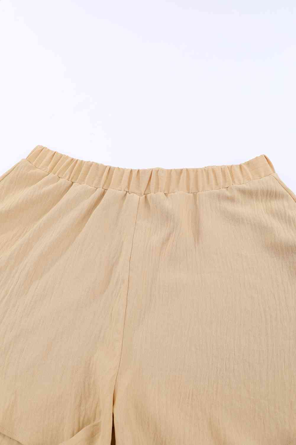 Addy Layered Elastic Waist Shorts