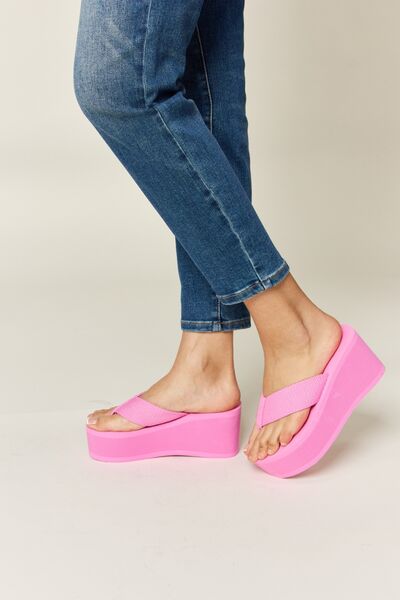 Louann Open Toe Platform Wedge Sandals