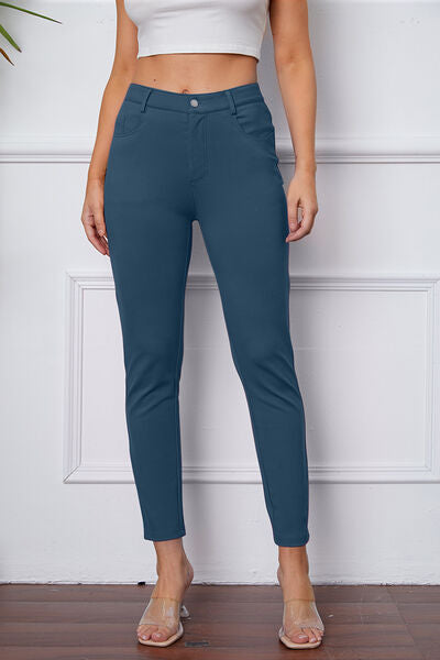 Jen Stretchy Stitch Pants by Basic Bae